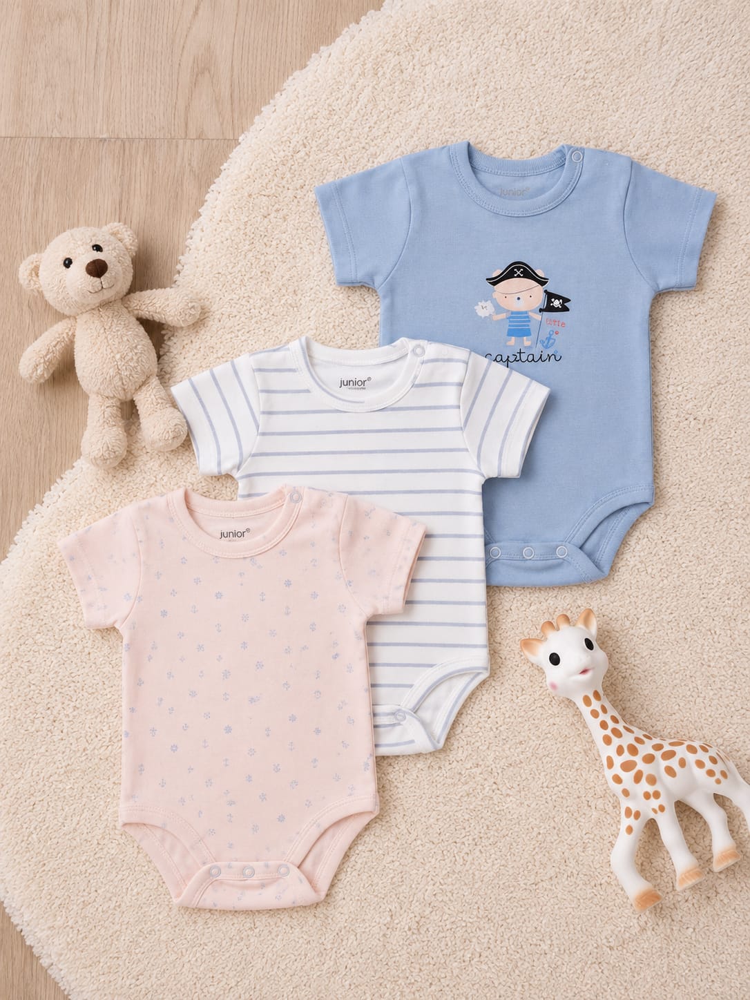 Baby Bodysuit Pack Of 3 5213-75
