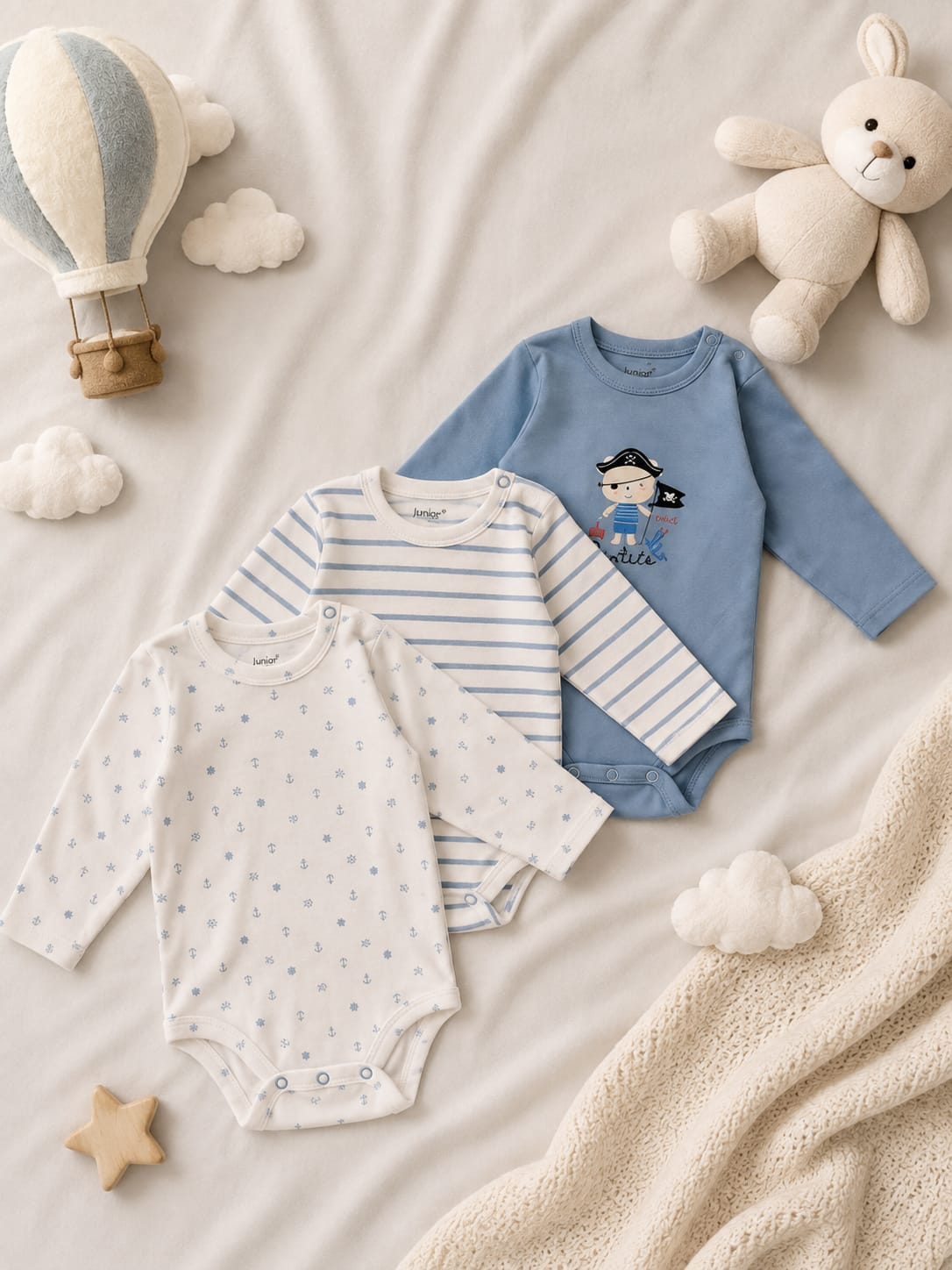 Baby Bodysuit Pack Of 3 6213-75