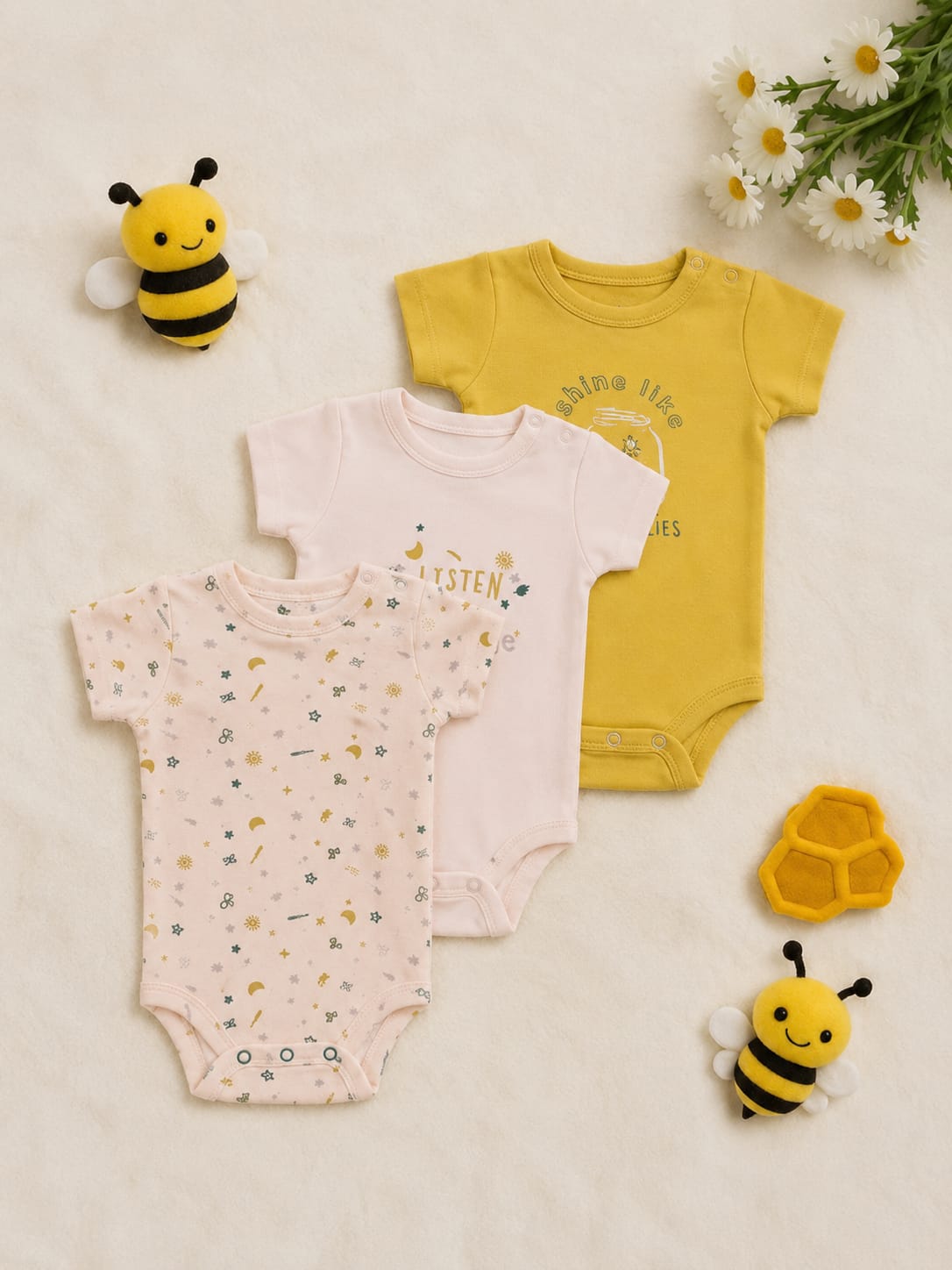 Baby Bodysuit Pack Of 3 5213-69